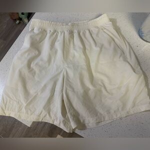 men’s white lululemon shorts
